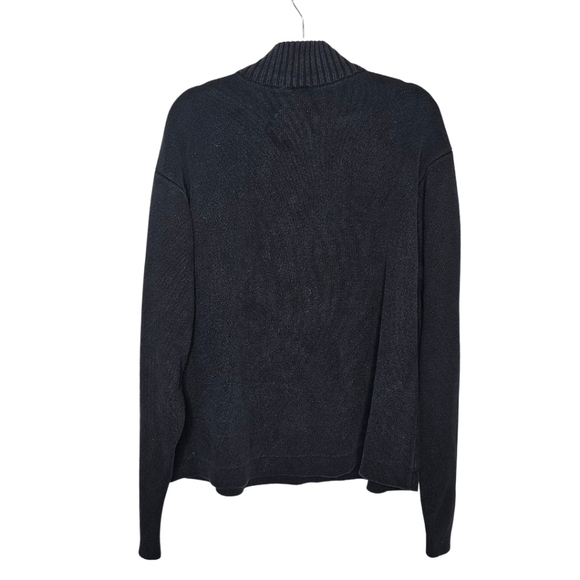 Men's Long-sleeved Pullover Heavyweight Knit Sweater, Black, XL, Old Navy - Picture 2 of 12